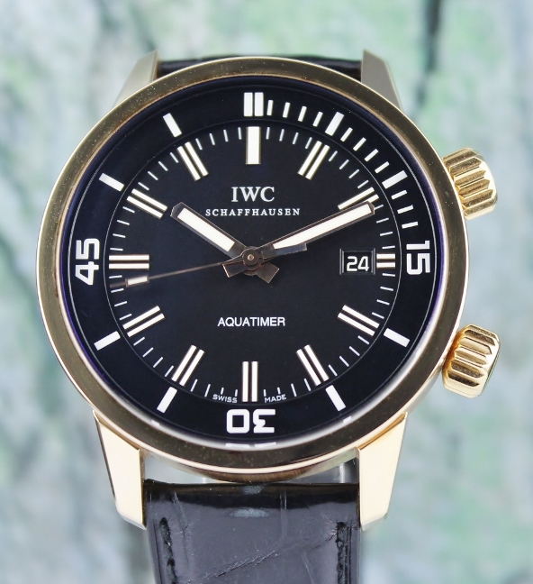 (image for) IWC 18K Rose Gold Aquatimer Automatic Watch / IW323107